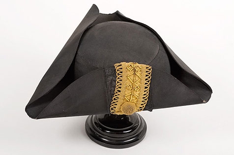 Tricorne, worn by town clerk until early 1980s