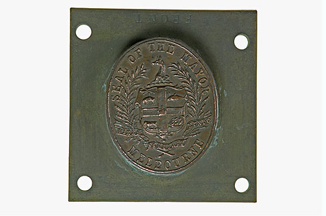 Seal plate, Mayor of the  City of Melbourne