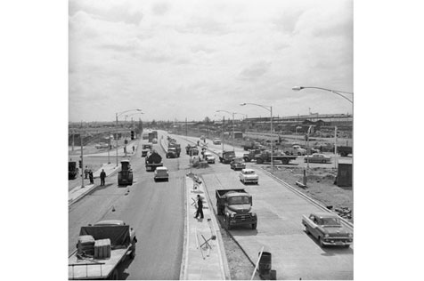 Photo of Channelisation, intersection of Dudley street, October 1962