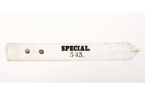 Special constable armband 1923