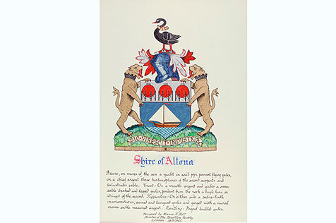 Shire of Altona, heraldic design print