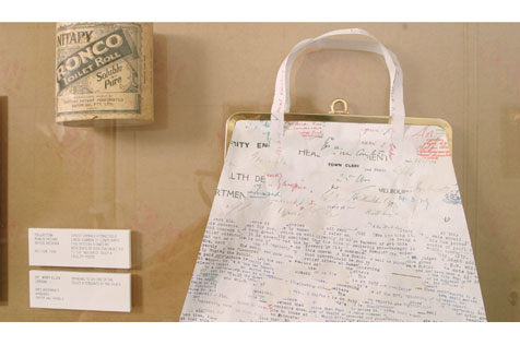 Paper handbag exhibit
