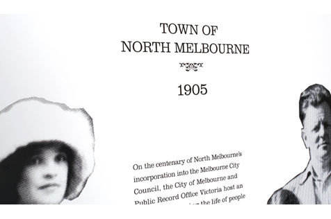 Town of North Melbourne 1905 exhibition