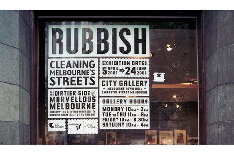 Rubbish: Cleaning Melbourne's streets