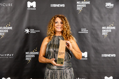 Antoinette Braybroo Melburnian of the Year.