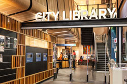 City Library entrance