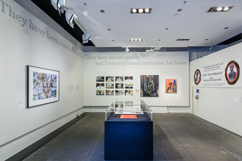 Executed exhibition in City Gallery, Melbourne Town Hall