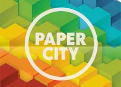 Paper City exhibition catalogue; multicoloured